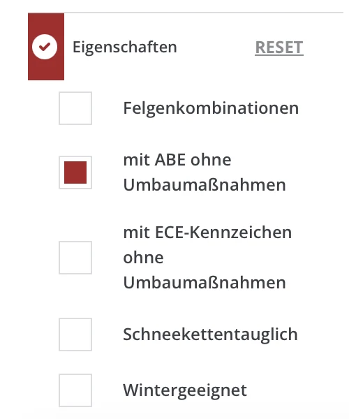 mit ABE ohne Umbaumaßnahmen, wintergeeignet